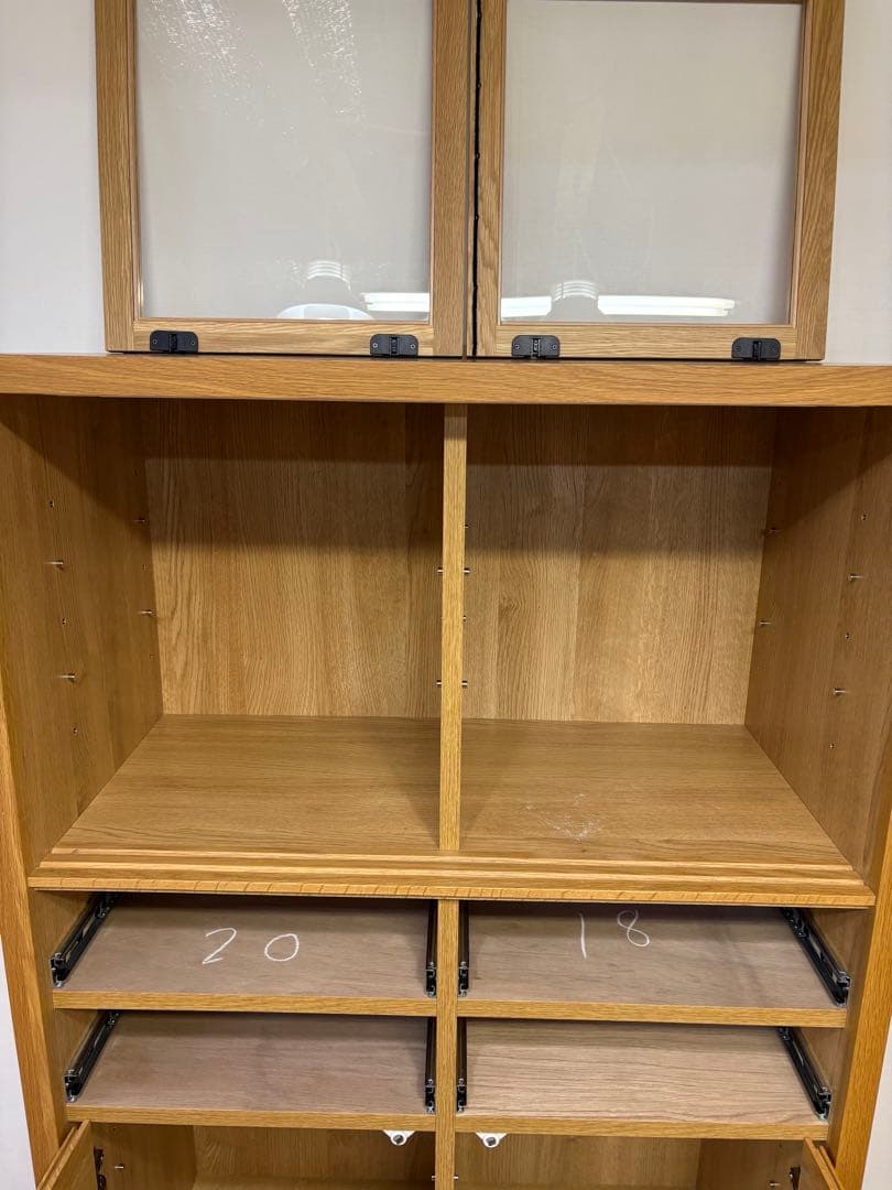 高野木工　CANO カノ　ホワイトオーク　IDC キャビネット　食器棚