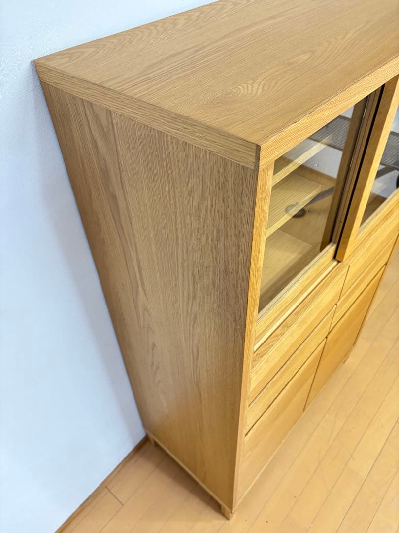 高野木工　CANO カノ　ホワイトオーク　IDC キャビネット　食器棚