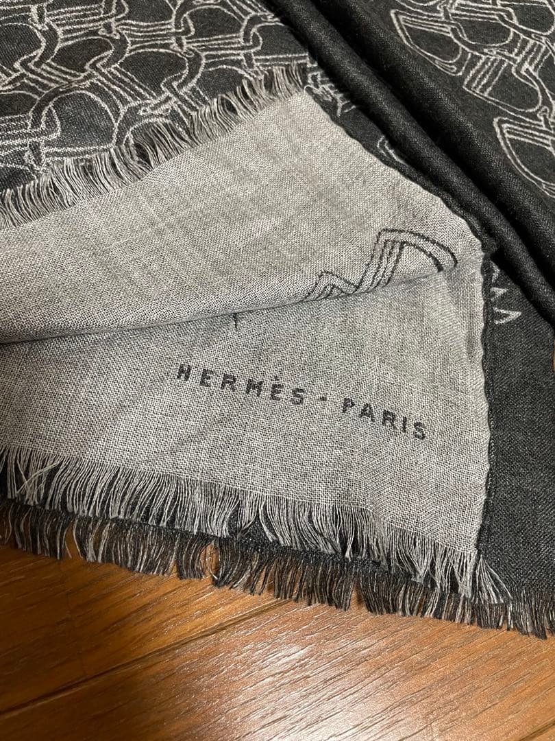 【HERMES】カシミヤマフラー
