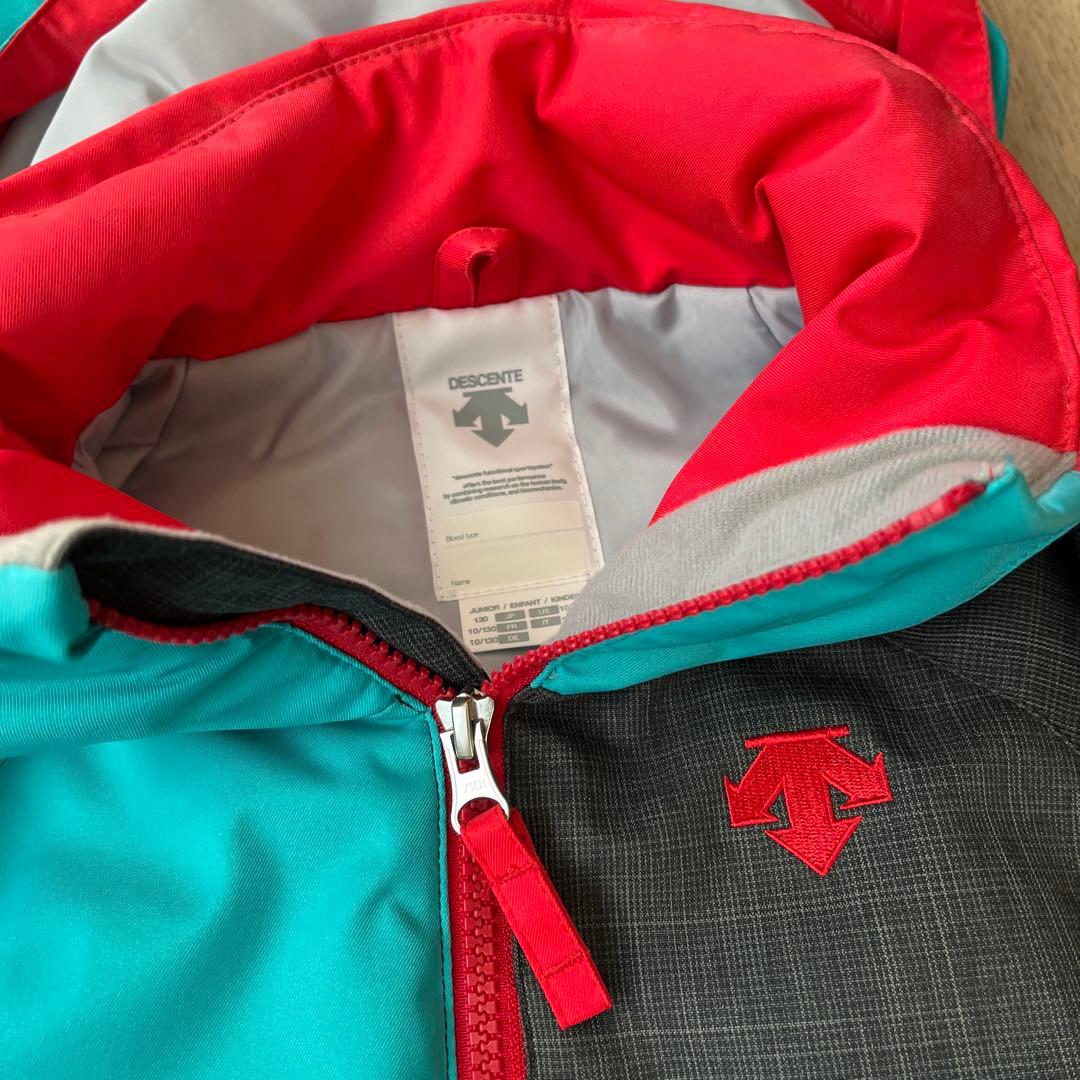 【美品】DESCENTE デサント 子ども用スキーウェア 上下セット 130
