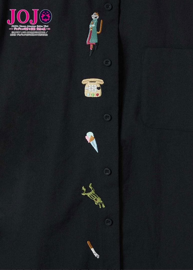 グラニフ　ジョジョの奇妙な冒険　ヴィネガー・ドッピオ　シャツ