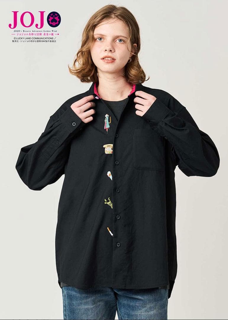 グラニフ　ジョジョの奇妙な冒険　ヴィネガー・ドッピオ　シャツ