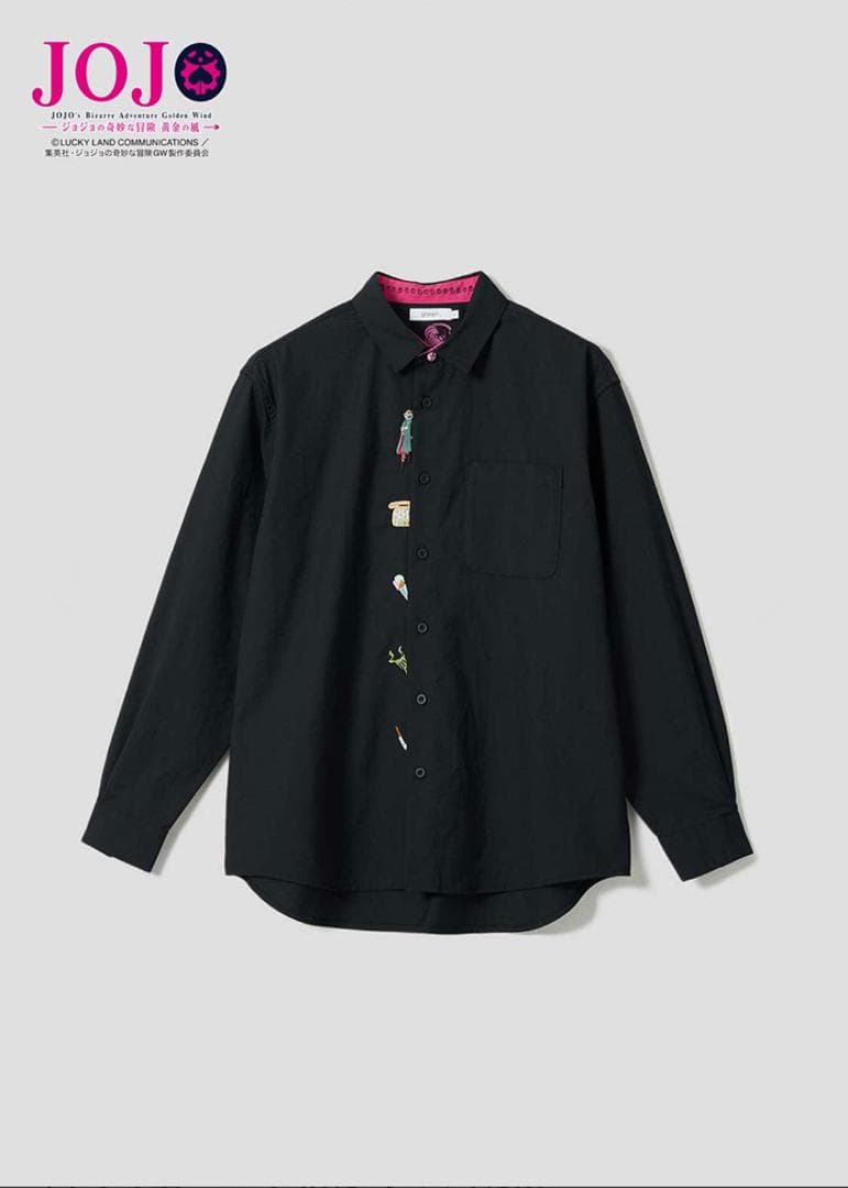 グラニフ　ジョジョの奇妙な冒険　ヴィネガー・ドッピオ　シャツ