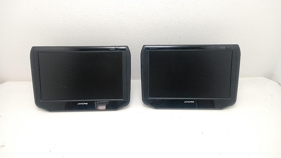 アルパイン　HDMI入力付9型WSVGAモニター2台　SSA9T