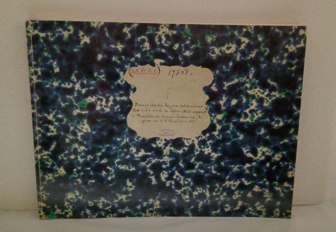 ​【限定版】モーツァルト レクイエム 自筆譜ファクシミリ版 3冊組 1990年