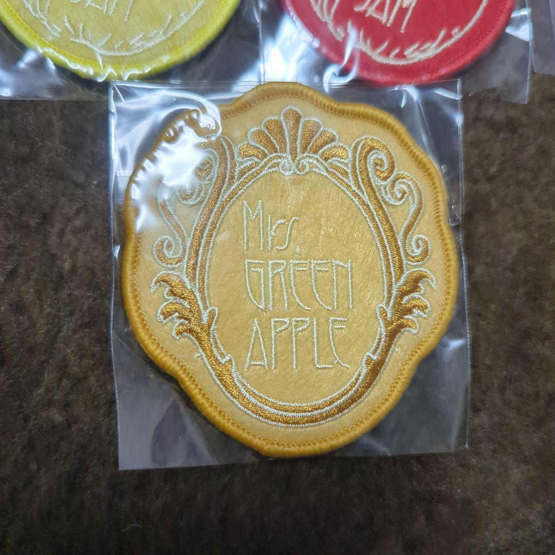 ミセスグリーンアップル　JAM'Sくじ ワッペン5種とブックマーク