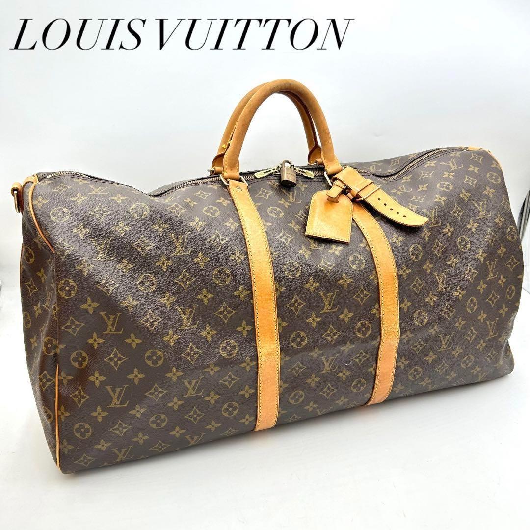 【鑑定済】 ルイヴィトン バンドリエール60 モノグラム ボストンバック