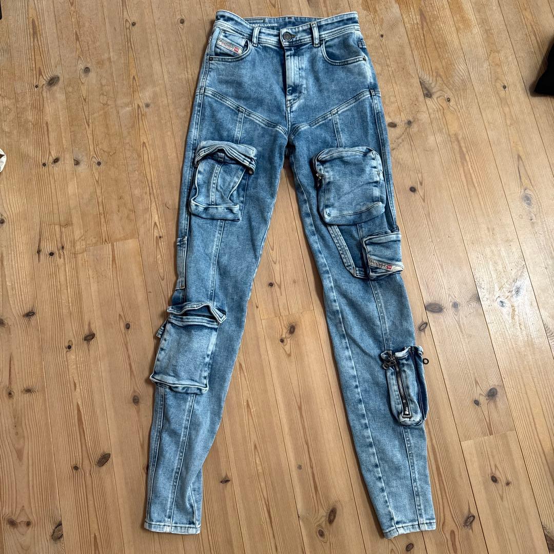 Diesel 1984 Slandy High カーゴジーンズ