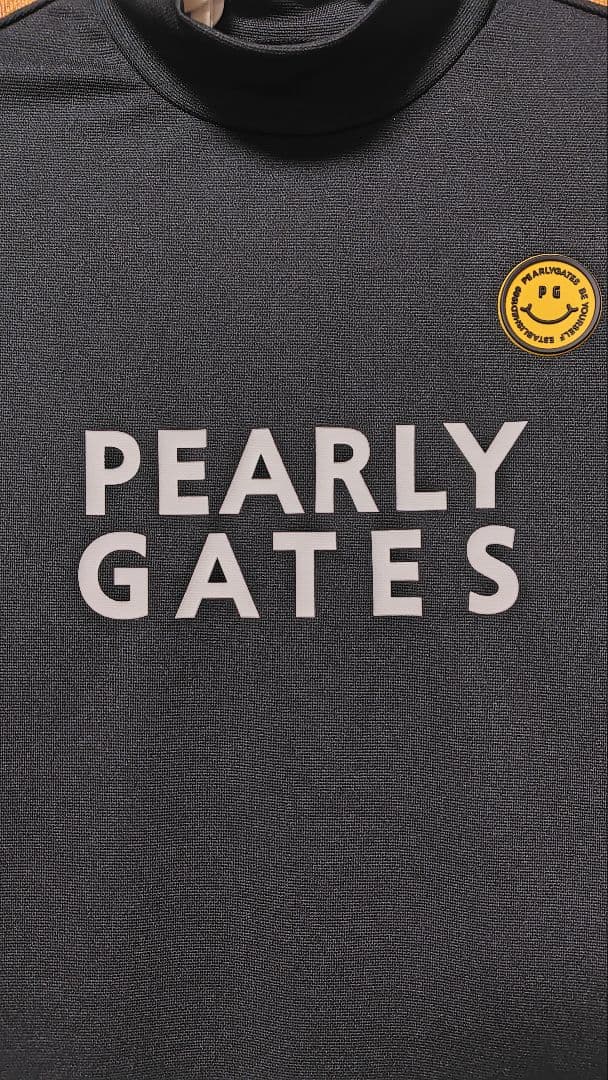 パーリーゲイツレディースモックネック半袖カットソー ネイビー サイズ1