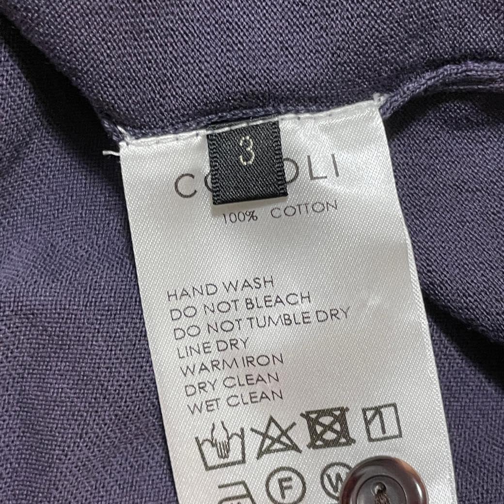 COMOLI コモリ X01-06023 18G 長袖ニットポロ