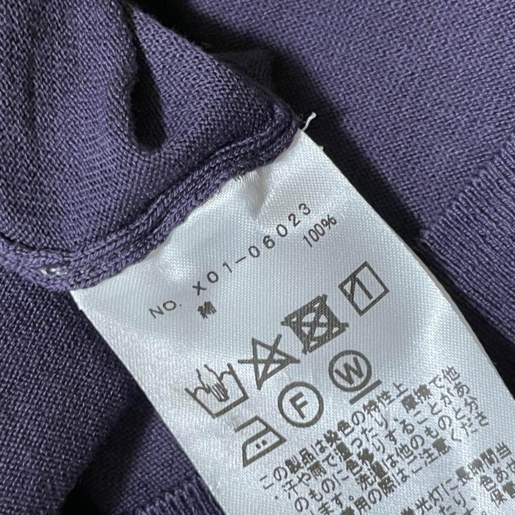 COMOLI コモリ X01-06023 18G 長袖ニットポロ