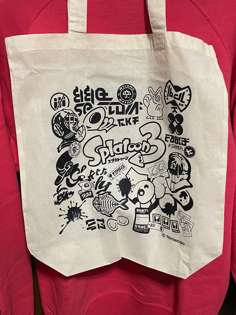 スプラトゥーン　レトロジャッジ　スウェット　バッジ　トートバッグ付