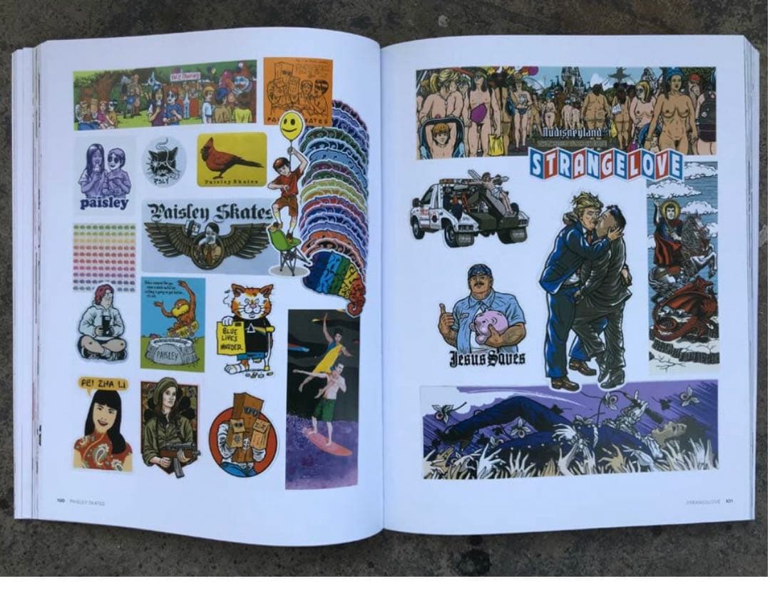 新品 洋書 DB Burkeman Stickers Vol. 2 Art