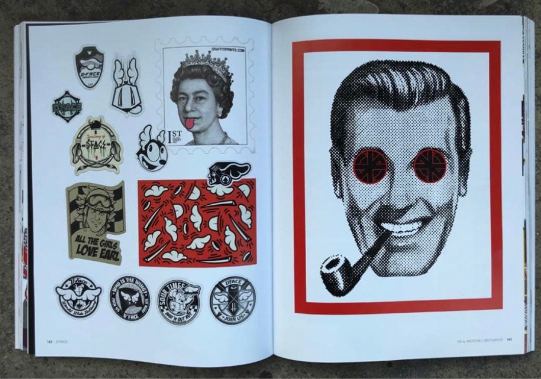 新品 洋書 DB Burkeman Stickers Vol. 2 Art