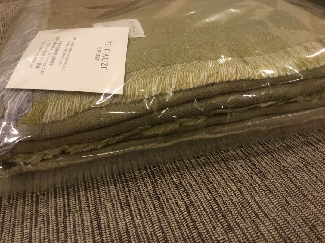 PG GAUZE ガーゼケット グリーン