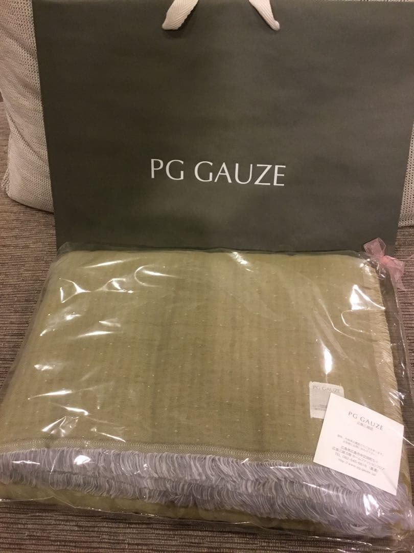 PG GAUZE ガーゼケット グリーン