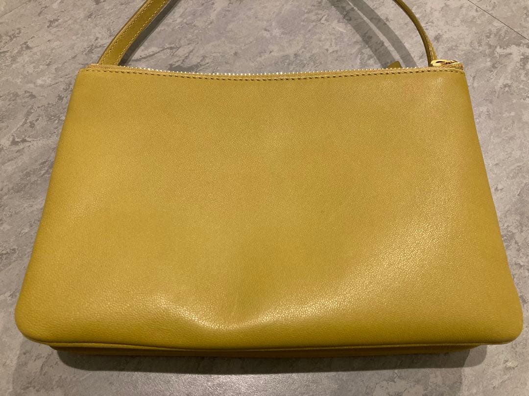 ASCA CELINE イエロー トリオ ショルダーバッグ