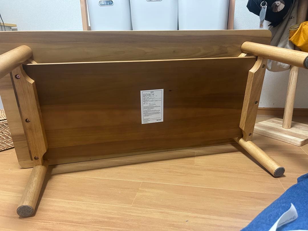 【カワウソ】無印良品　木製ローテーブル