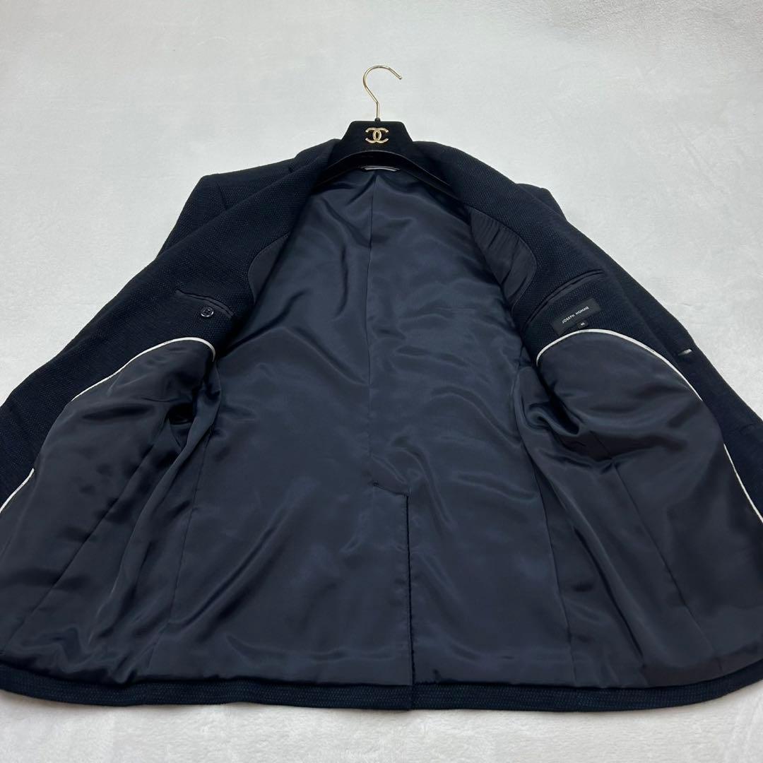 E893 美品 M 46 ジョゼフオム シングル ツイード スーツ メンズ