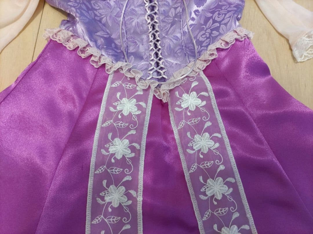 ラプンツェル ドレス 110 ビビディバビディブティック 公式　メイク