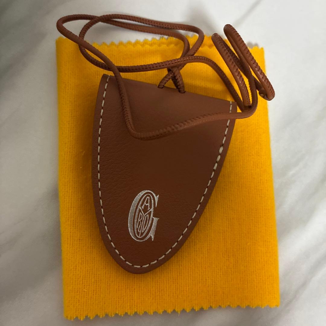 ゴヤール　GOYARD クロ　ユニバーサル　バッグクリップ　チャーム　ブラウン