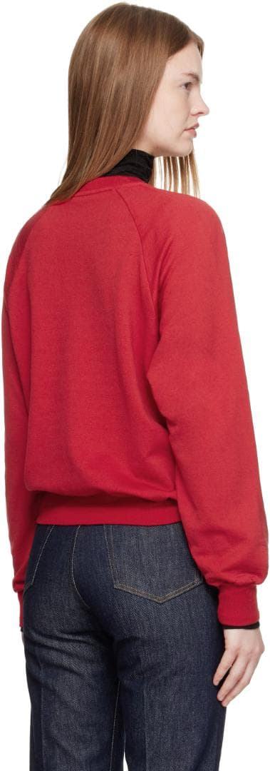 AURALEE Size 1 赤のスウェット　トップス