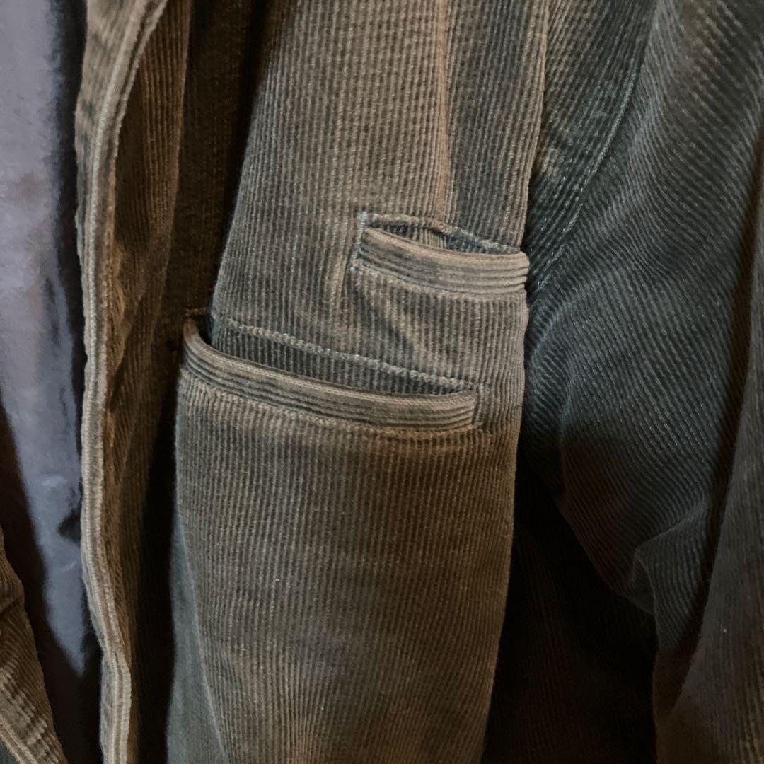 フルカウント　オリーブグリーン コーデュロイ ミリタリージャケット