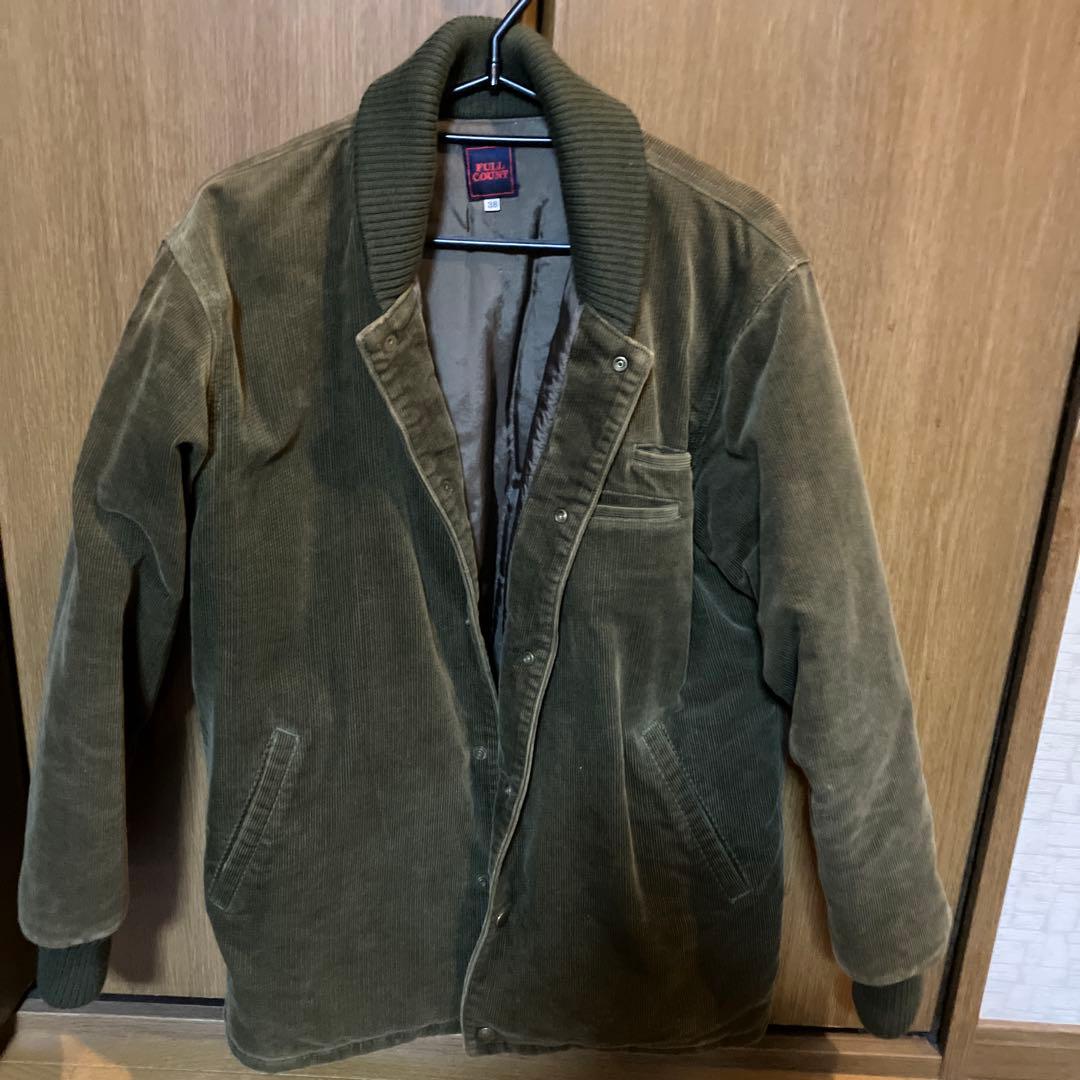 フルカウント　オリーブグリーン コーデュロイ ミリタリージャケット