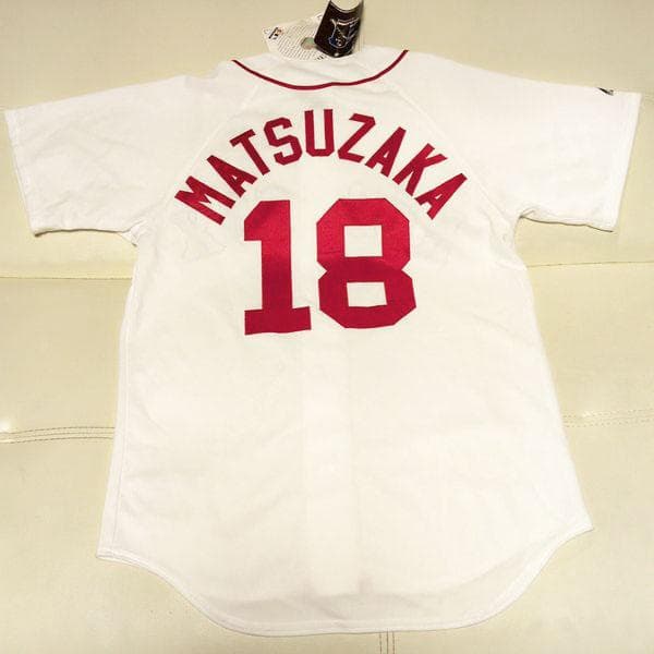 タグ付USA製 松坂大輔 レッドソックス マジェスティック レプリカユニフォーム