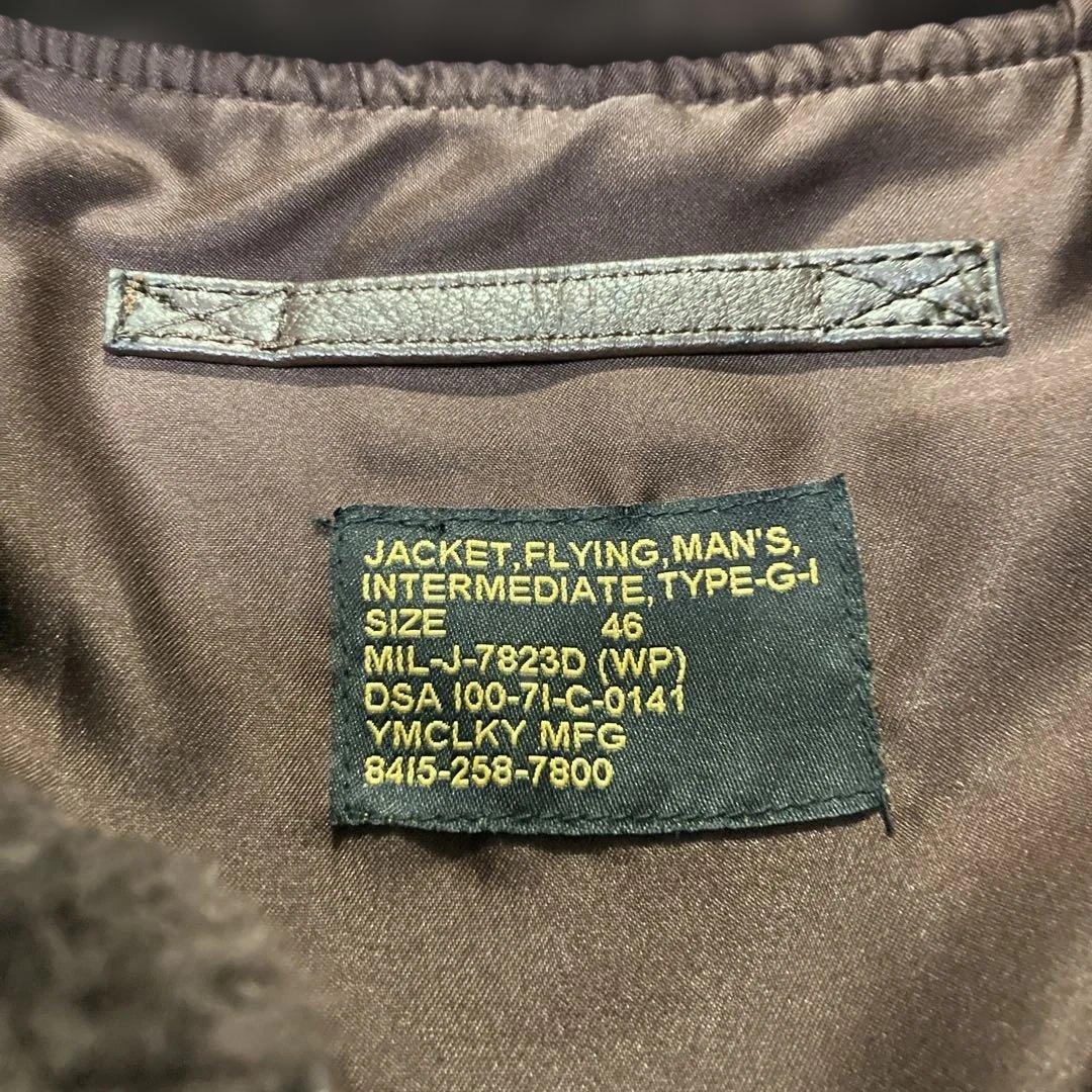 【極美品】極上ゴートレザー✨️G-1 フライトジャケット2XLビッグサイズ USN