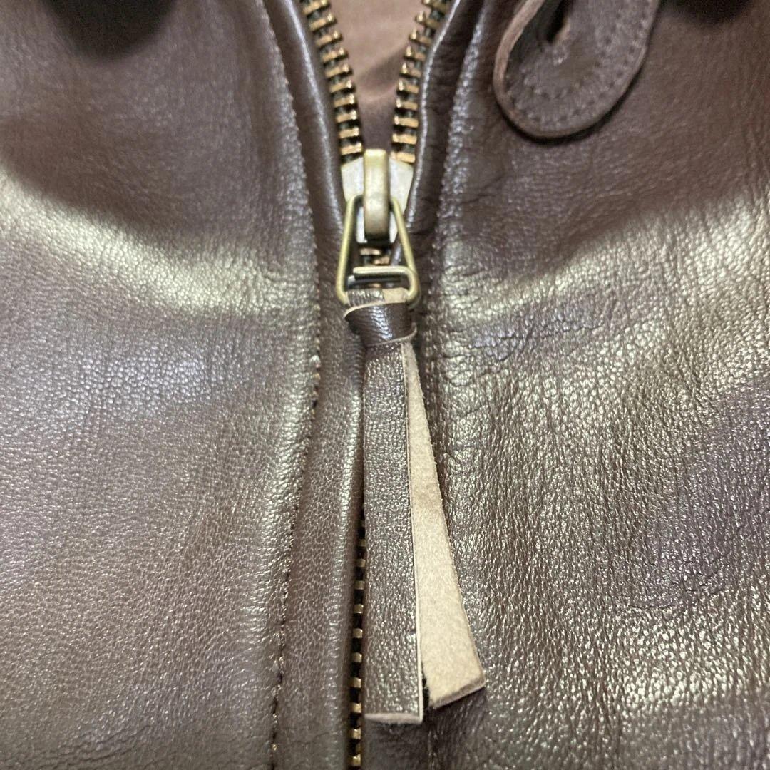 【極美品】極上ゴートレザー✨️G-1 フライトジャケット2XLビッグサイズ USN