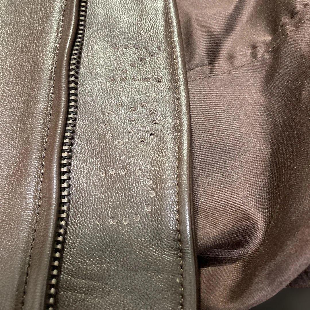 【極美品】極上ゴートレザー✨️G-1 フライトジャケット2XLビッグサイズ USN