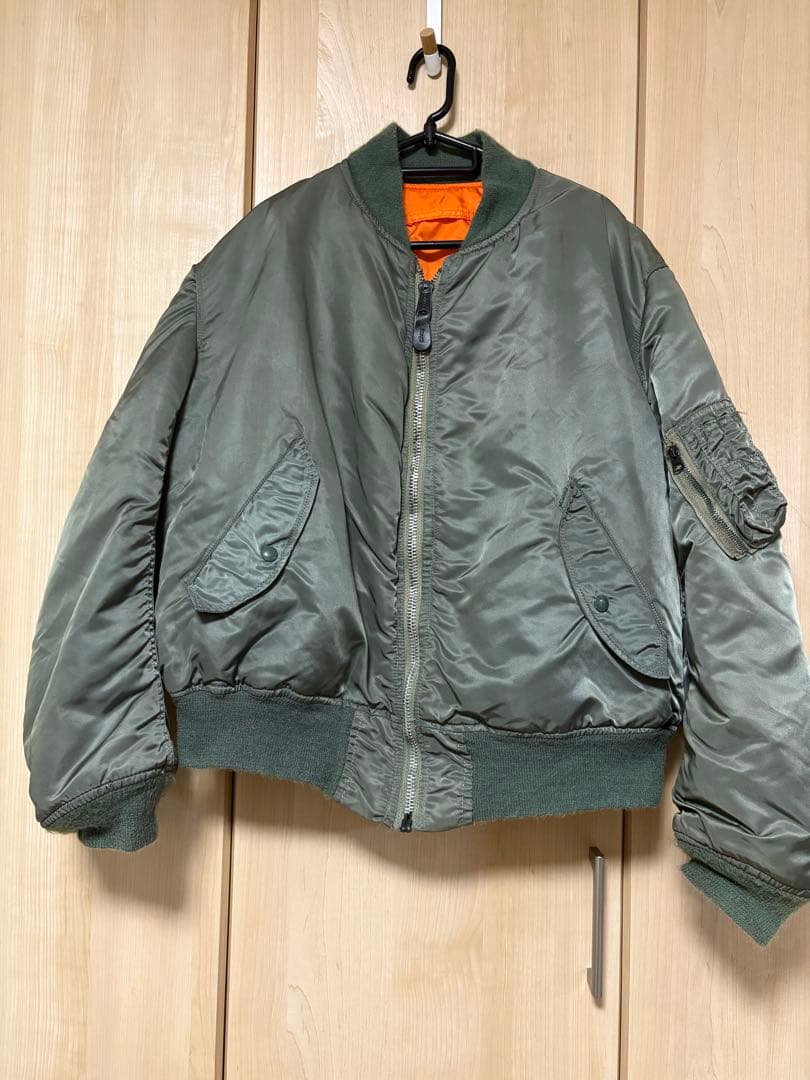80sアルファMA-1 ALPHA INDUSTRIES size XL
