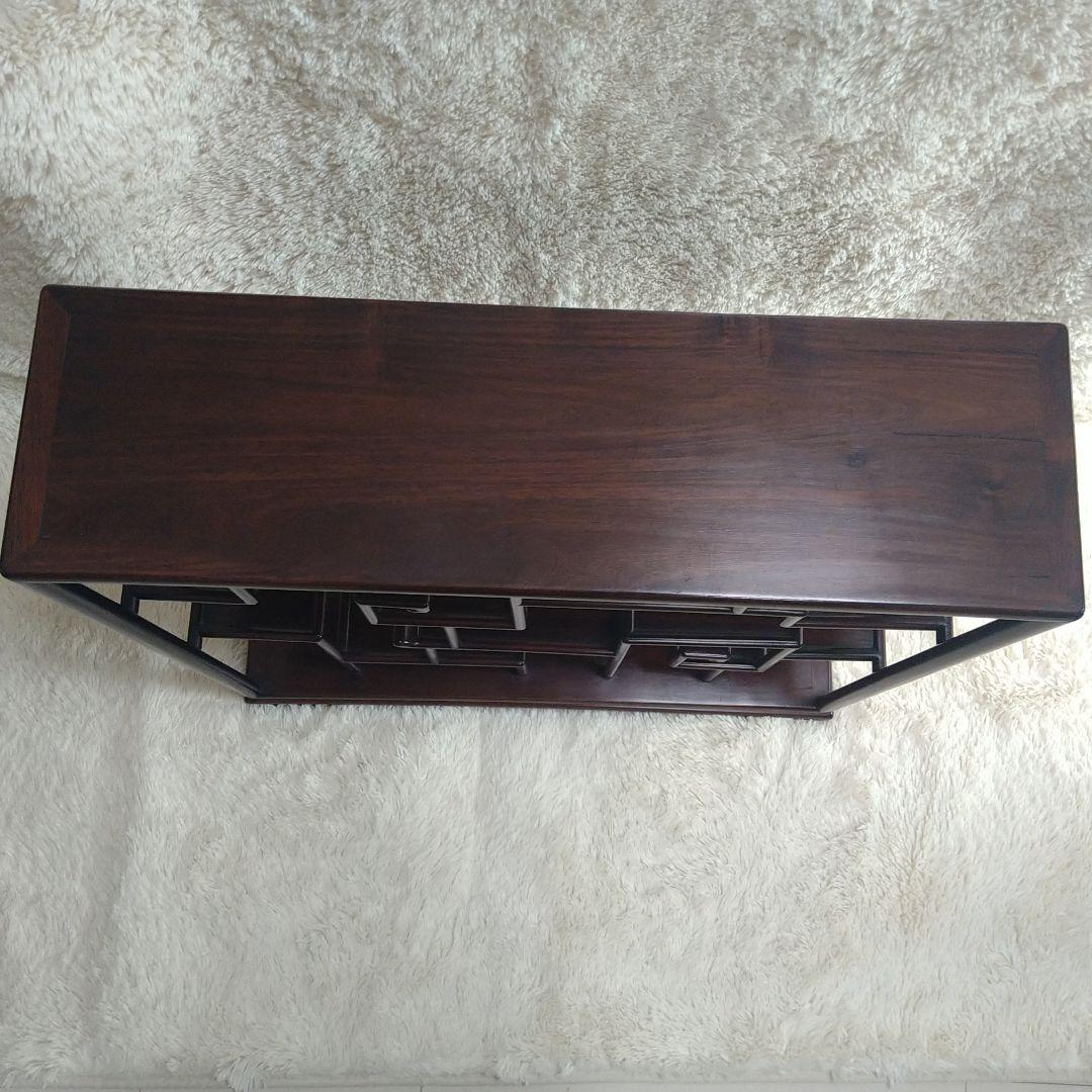 木製飾り棚アジアン家具棚ラックシェルフアンティークヴィンテージ