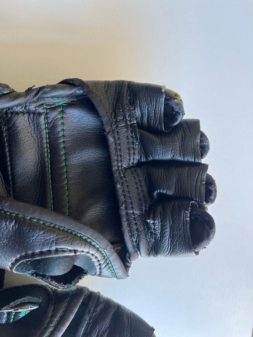 RIZIN オープンフィンガーグローブ オリーブグリーンSサイズ