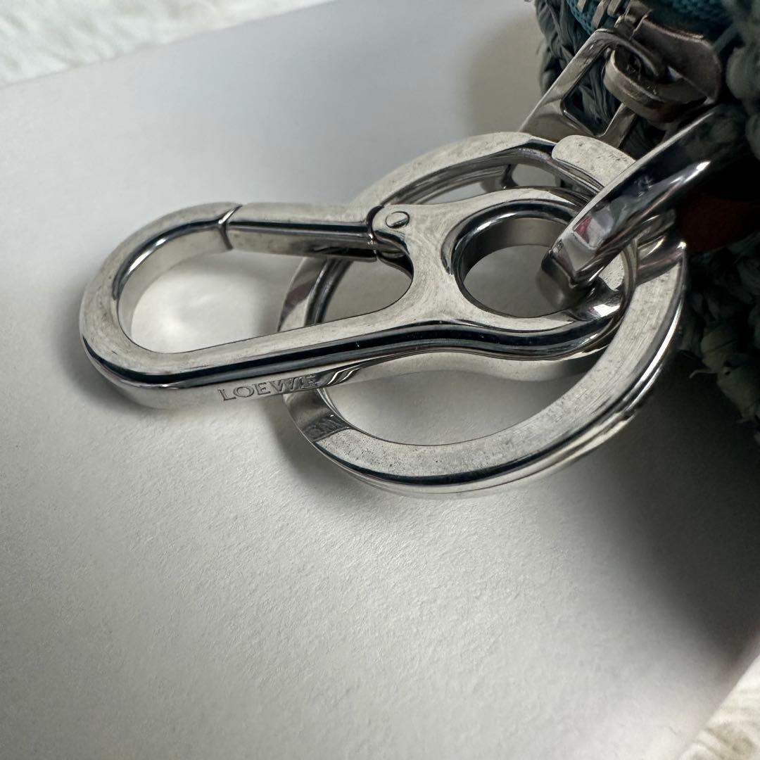 新品 ロエベ LOEWE ラフィア ラビット チャーム ケース