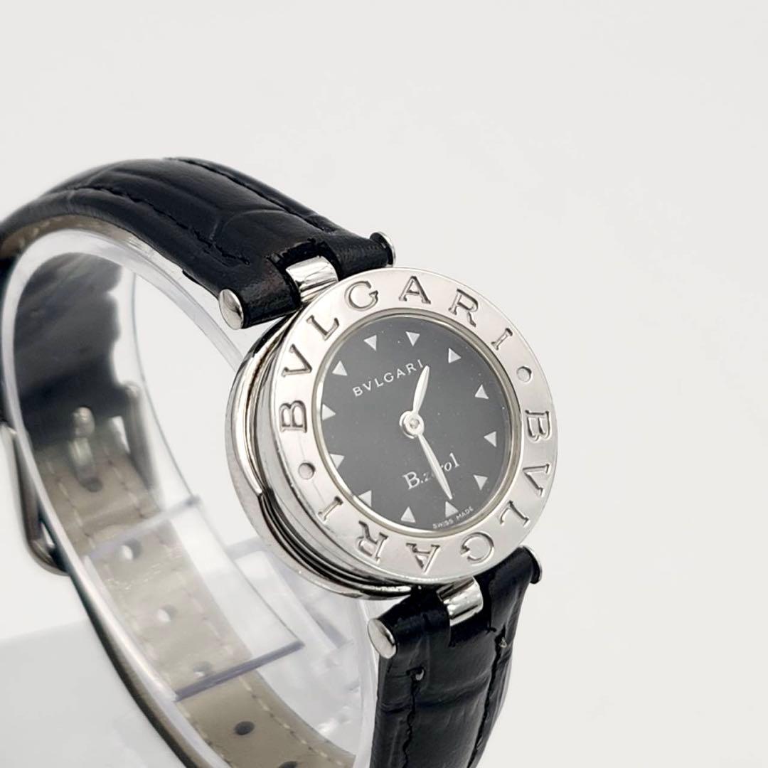 新品ベルト　BVLGARI ブラック文字盤　ビーゼロワン　BZ22S シルバー