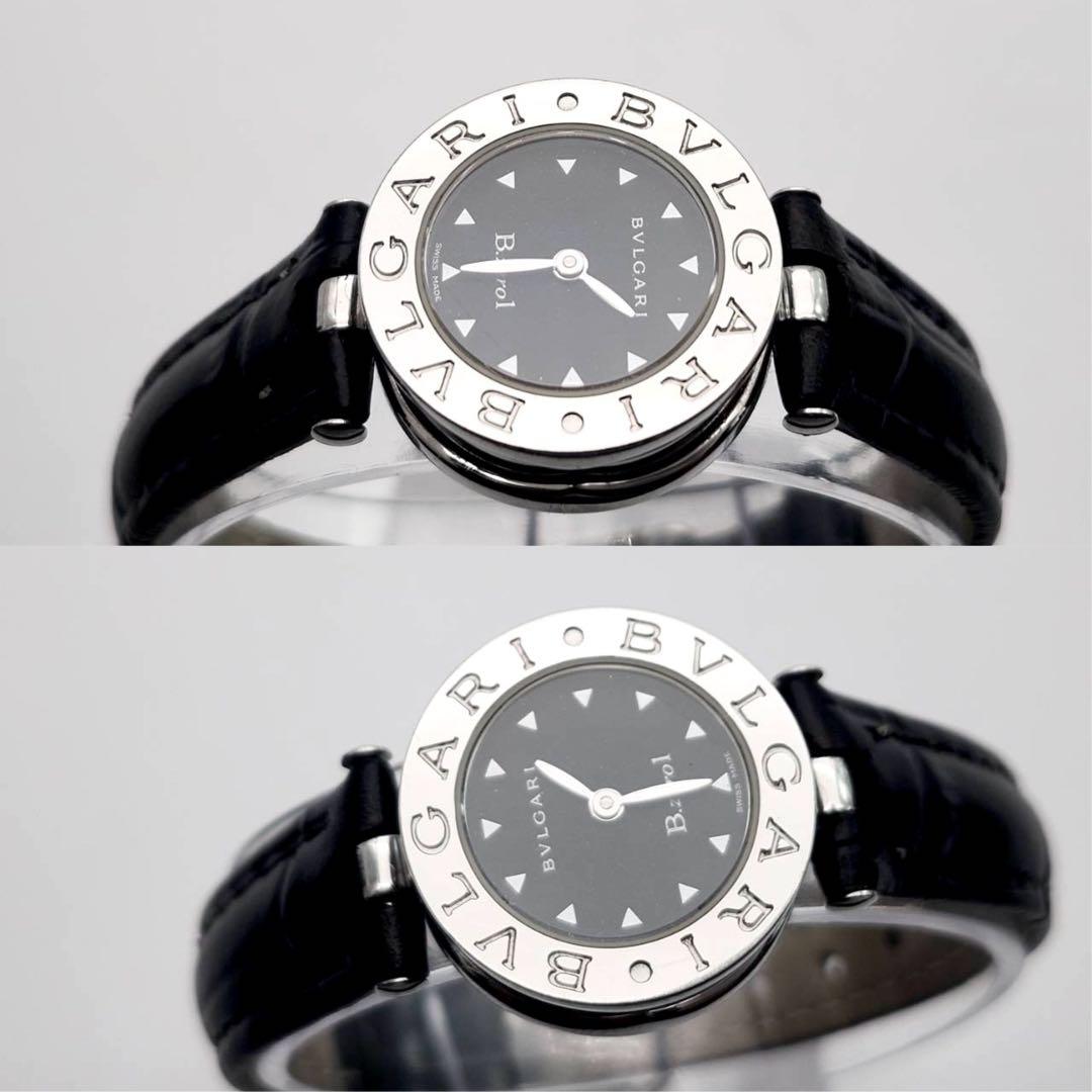 新品ベルト　BVLGARI ブラック文字盤　ビーゼロワン　BZ22S シルバー