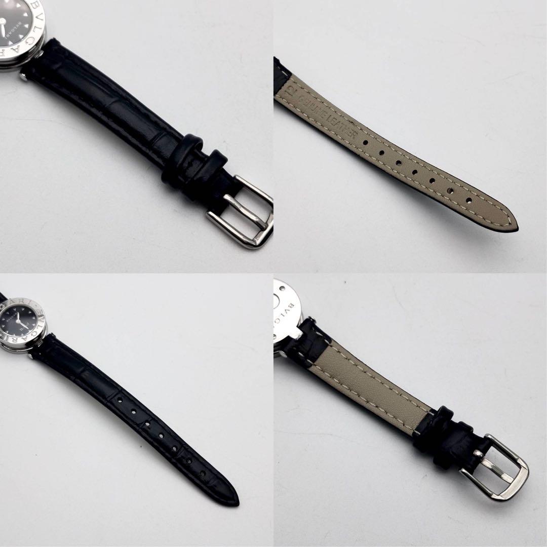 新品ベルト　BVLGARI ブラック文字盤　ビーゼロワン　BZ22S シルバー