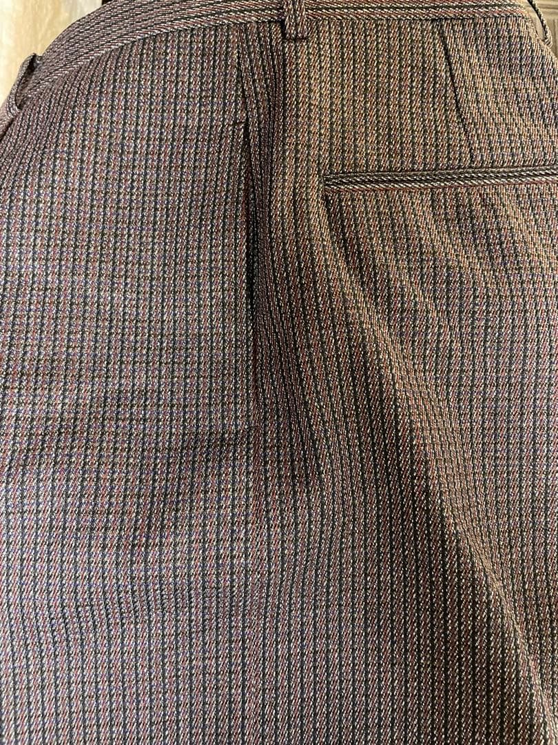 Beautiful People スラックス ベルト付き　ワイドストレート