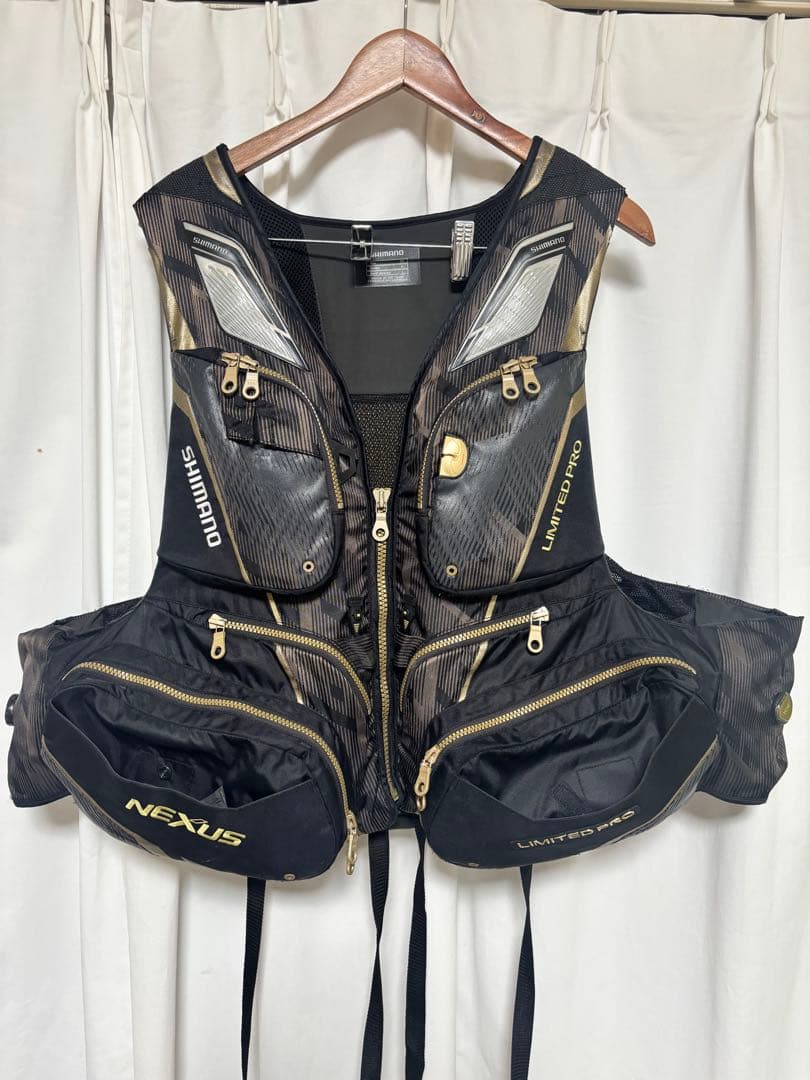 シマノ リミテッドプロライフジャケット VF-112T ブラック 2XL