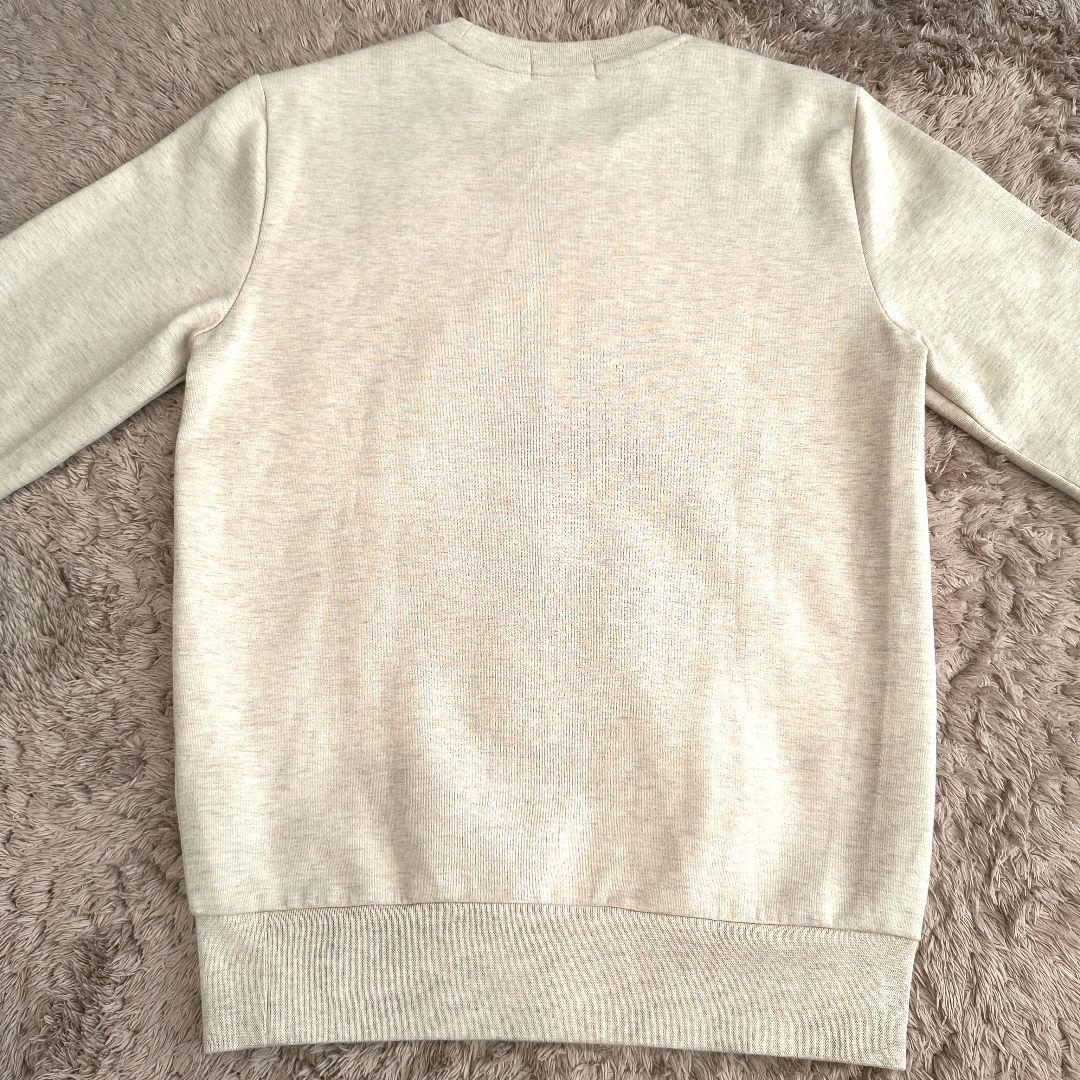 ✨美品 ポロ ラルフローレン エンボスロゴ ベージュ トレーナー XSTP(S)