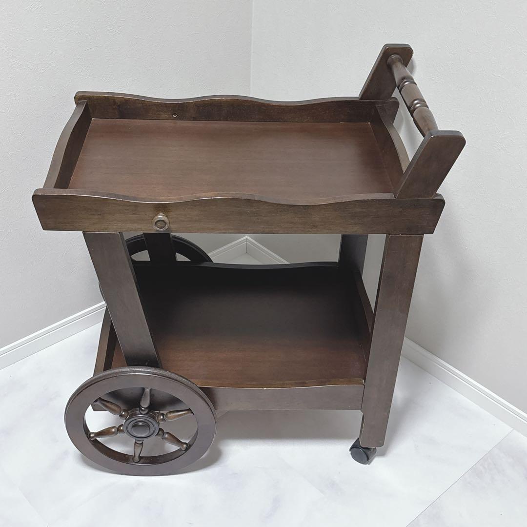 karimoku カリモク キッチンワゴン ヴィンテージ　店舗 オブジェ　極美品
