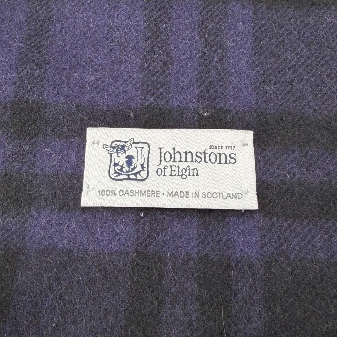 17078✨ジョンストンズ ビームス別注 ゴードンタイプ カシミヤ 大判ストール