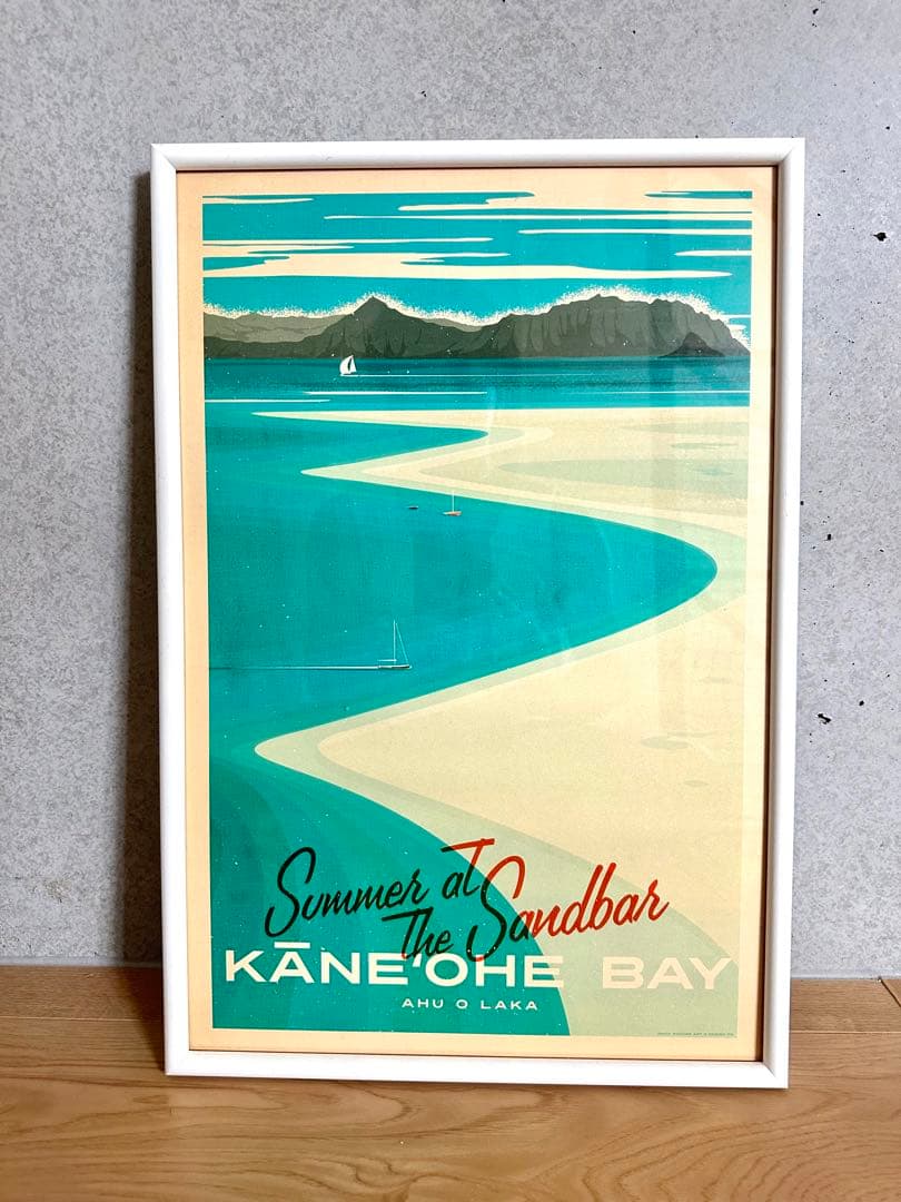 ktm様 ハワイ画家Nick Kucharニック カッチャーアート額付き6点