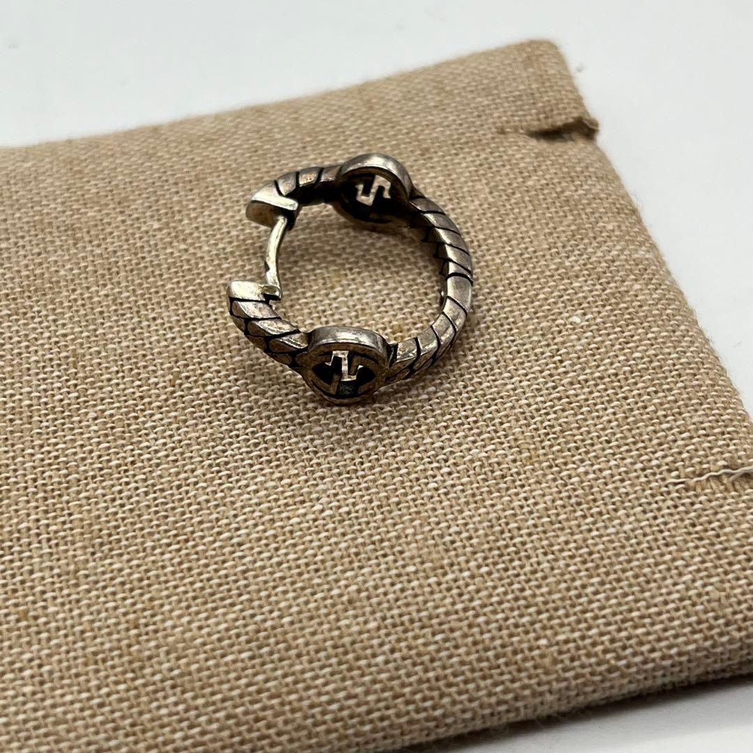 GUCCI インターロッキング ピアス 片方のみ 付属品あり