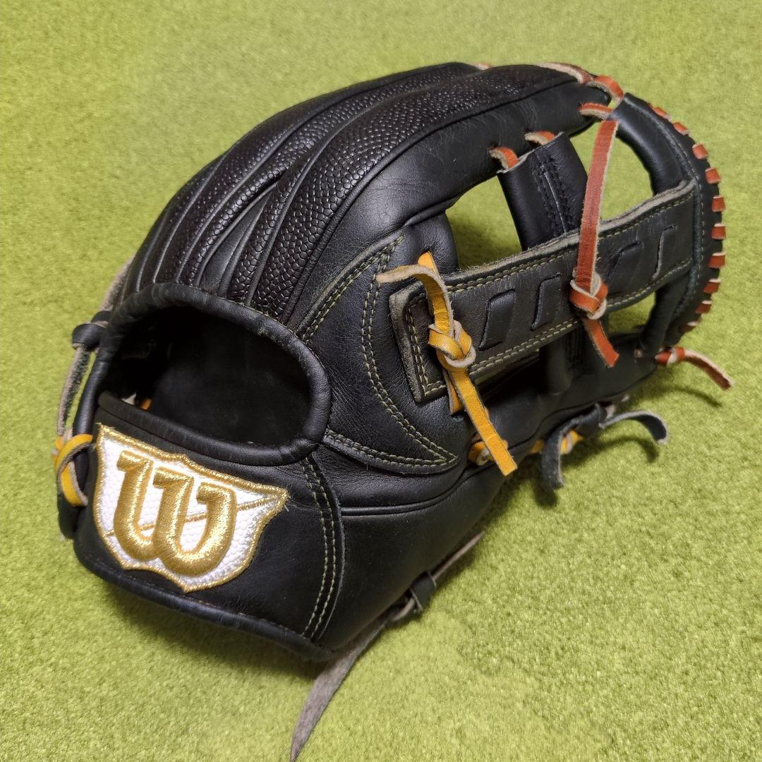 Wilson 軟式野球グローブ 右手用 黒