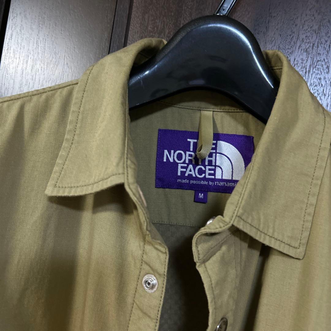 ノースフェイス パープルレーベルシャツジャケットNY2104N ベージュ M