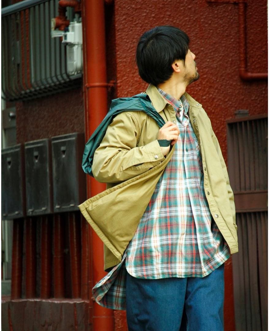 ノースフェイス パープルレーベルシャツジャケットNY2104N ベージュ M