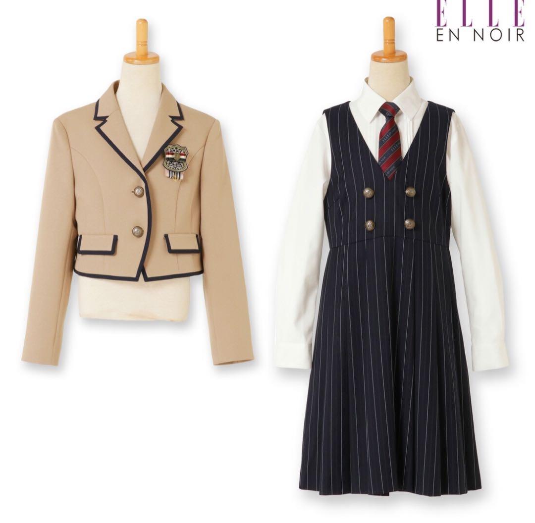 ELLE EN NOIR プレッピージャンパースカートスーツ【卒業式】